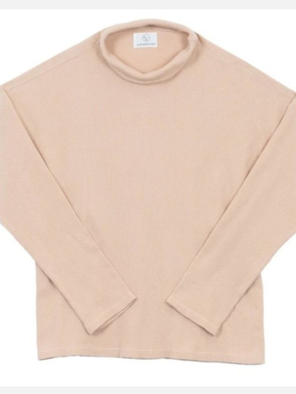 Olderbrother Waffle Turtleneck Pullover Japanese Organic Cotton XS